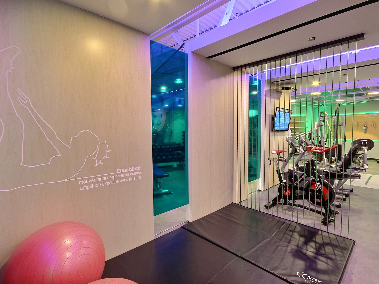 Décoration salle de sport