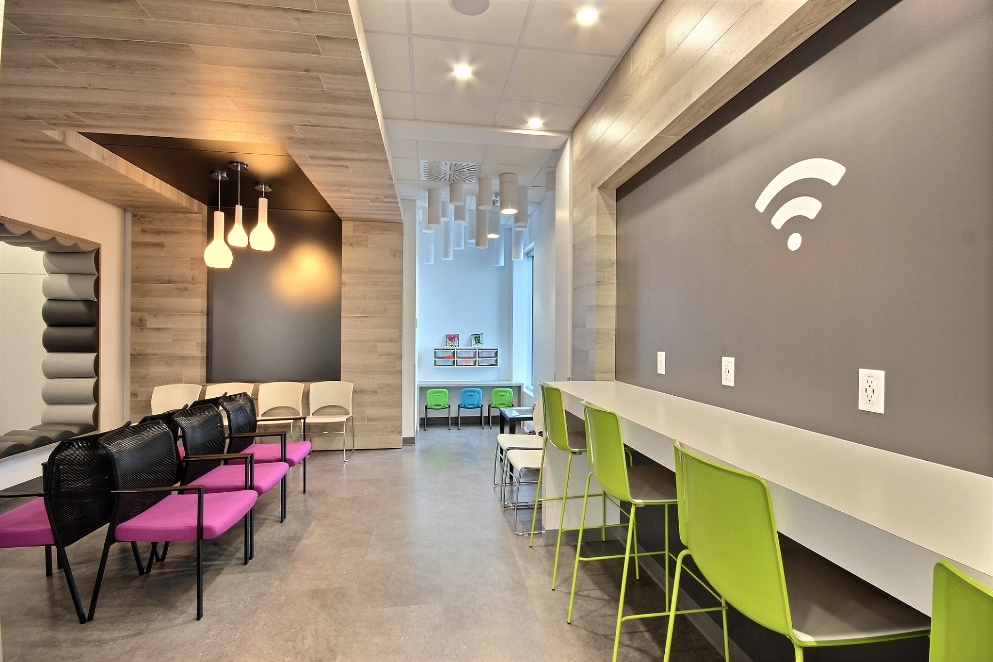 Salle d'attente design