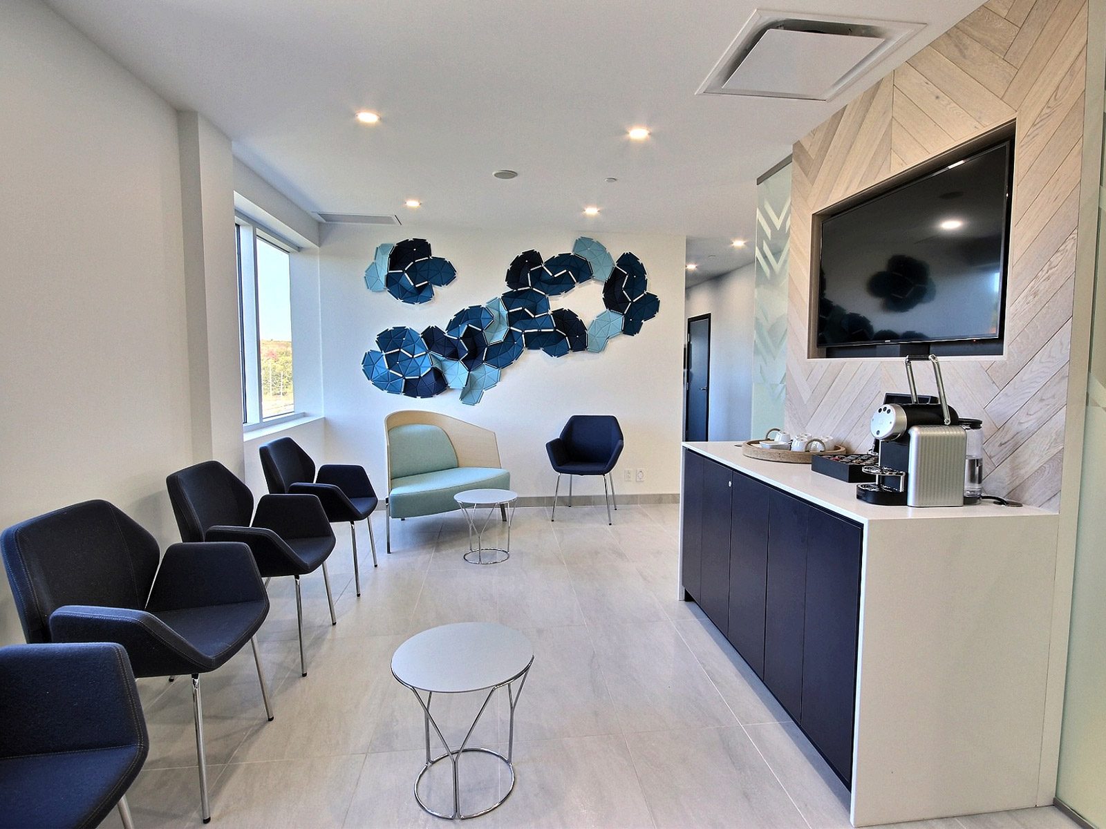 Designer intérieur salle d'attente