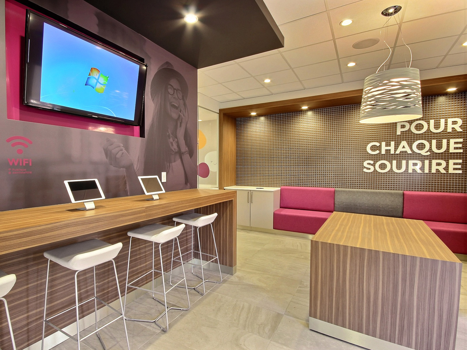 Design d'intérieur salle d'attente