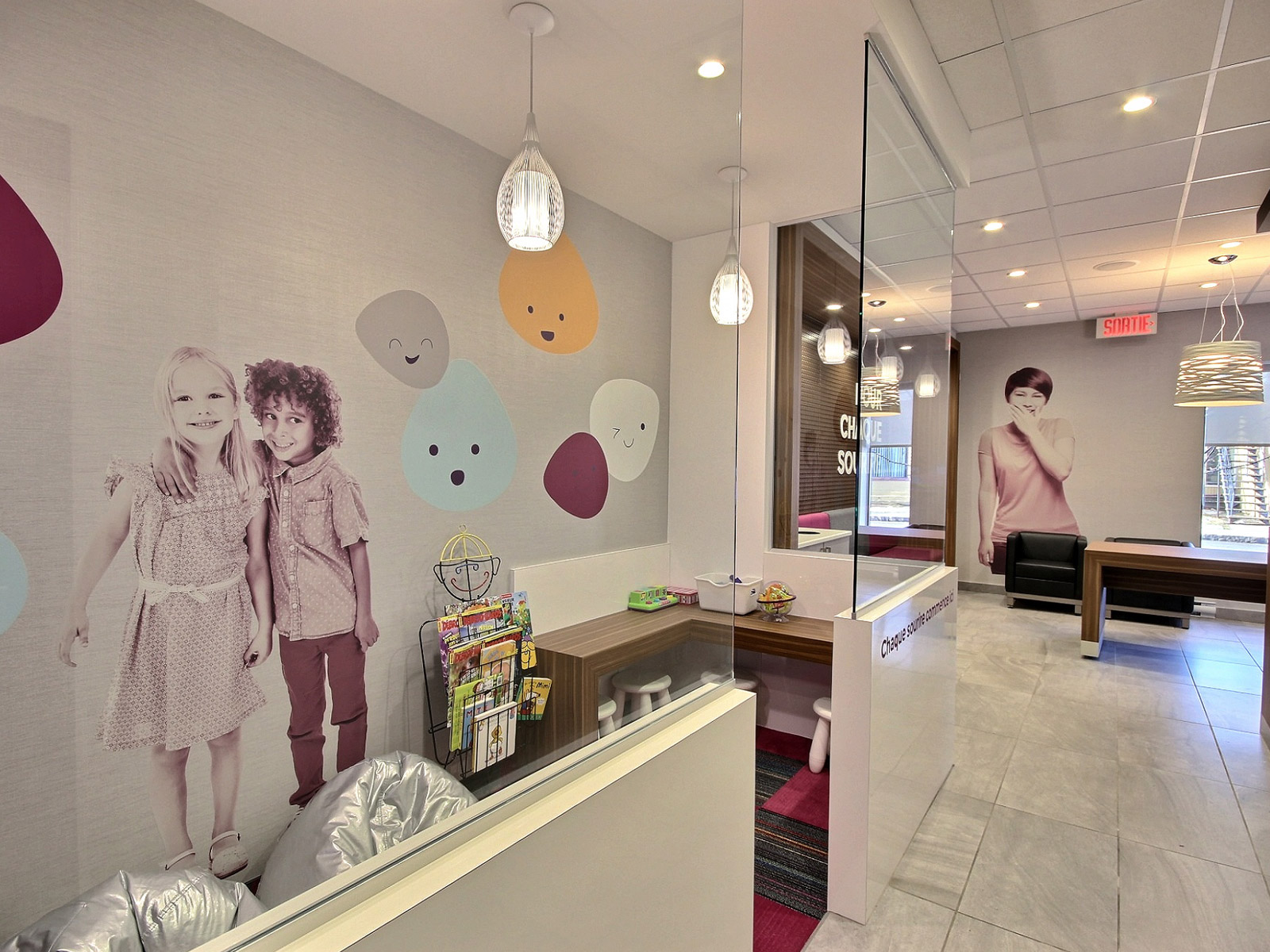 Designer Québec salle d'attente pour enfant